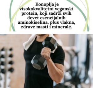 vegansko proteinsko brašno za bodibildere 